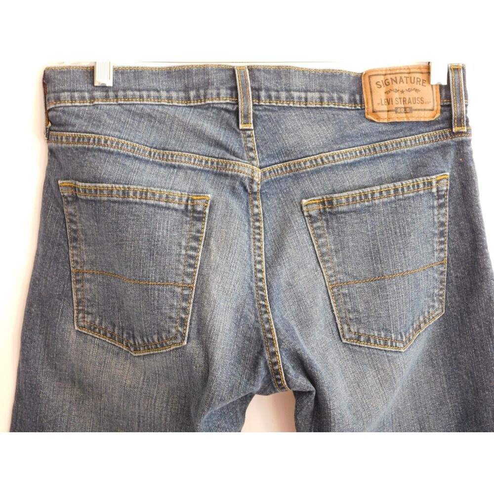 Levi Strauss Straight Jeans Men's Zipper Fly Denim Jeans Size 32 x 30